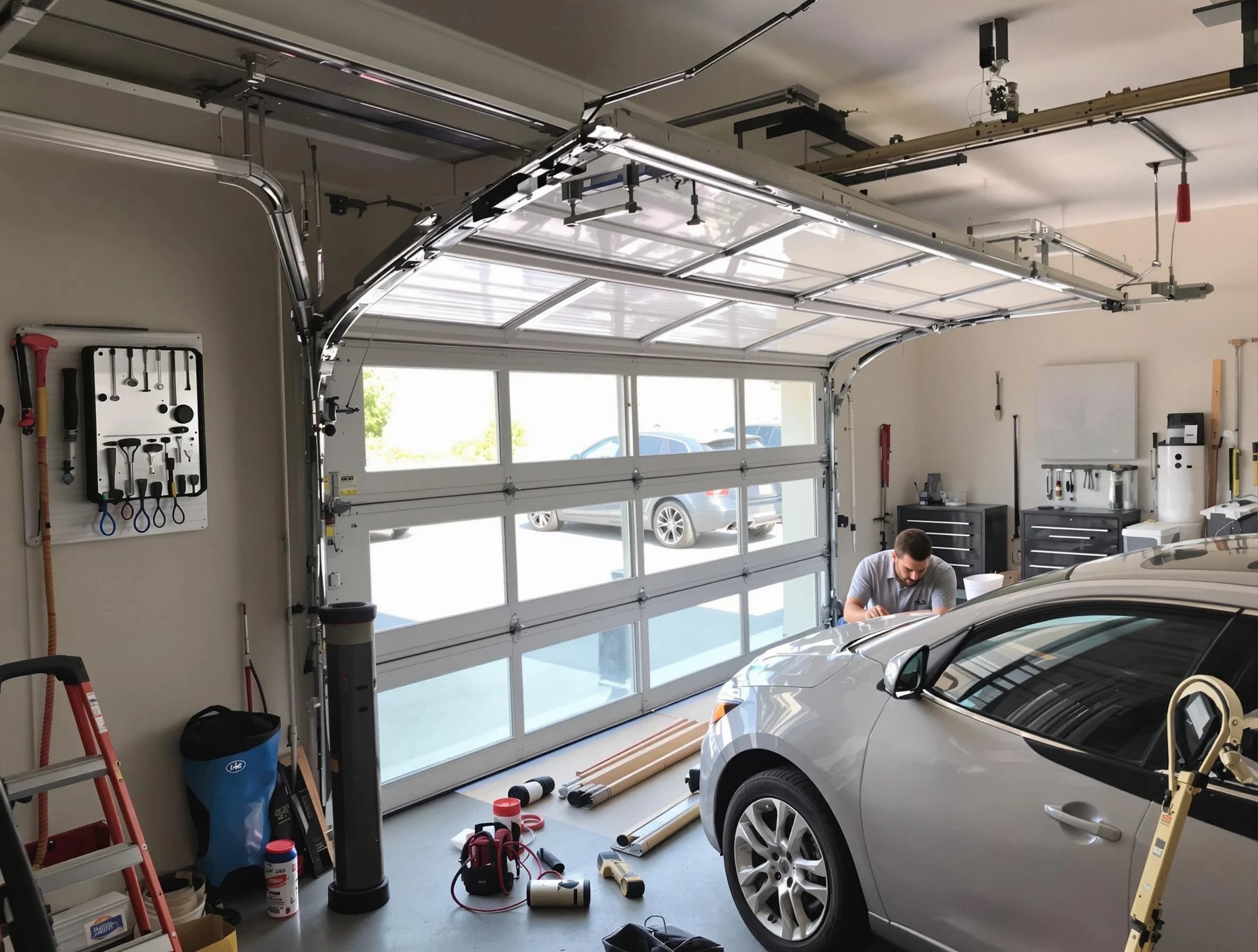 Garage door noise reduction service by American Fork Garage Door Repair in American Fork