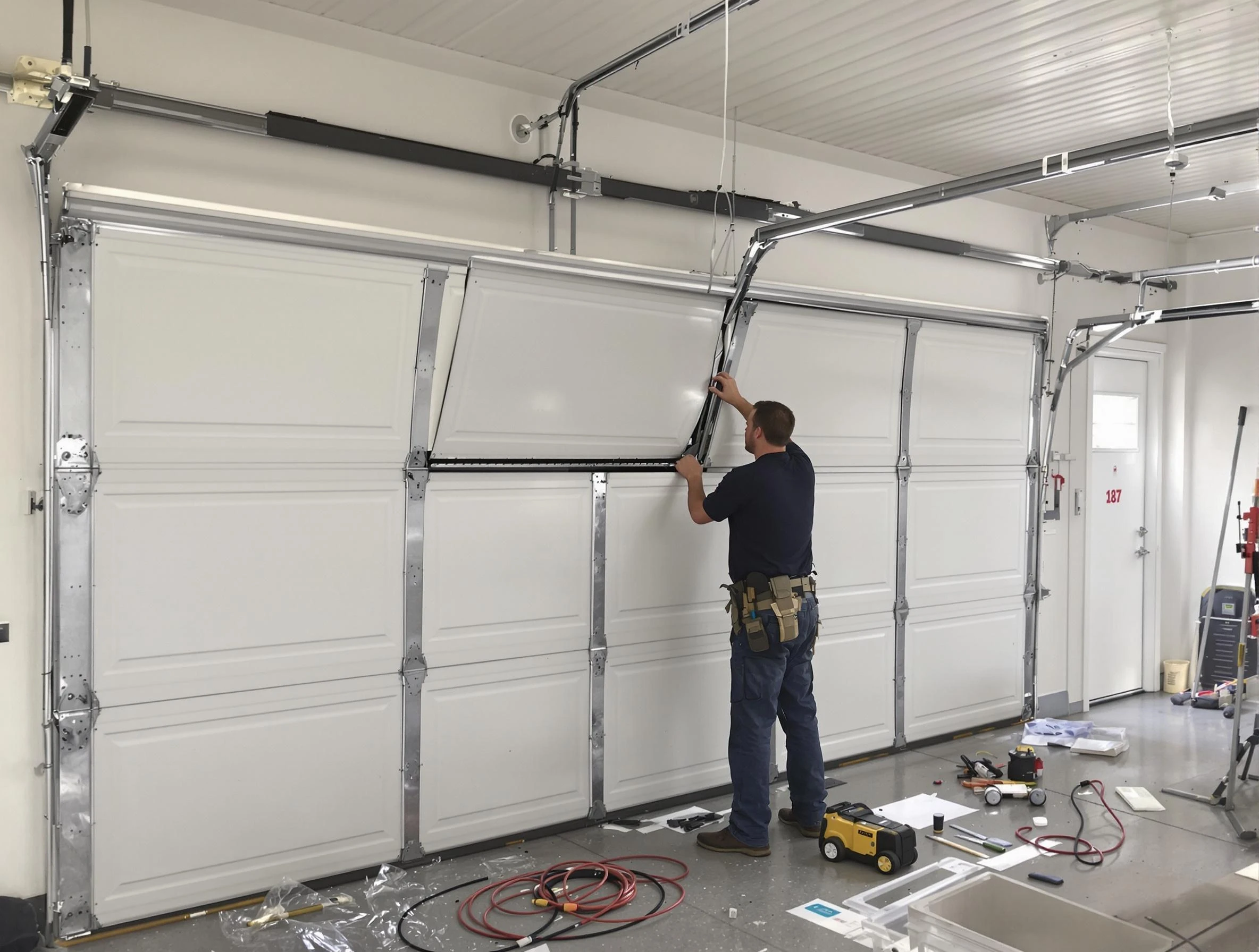 Garage Door Section Replacement in American Fork