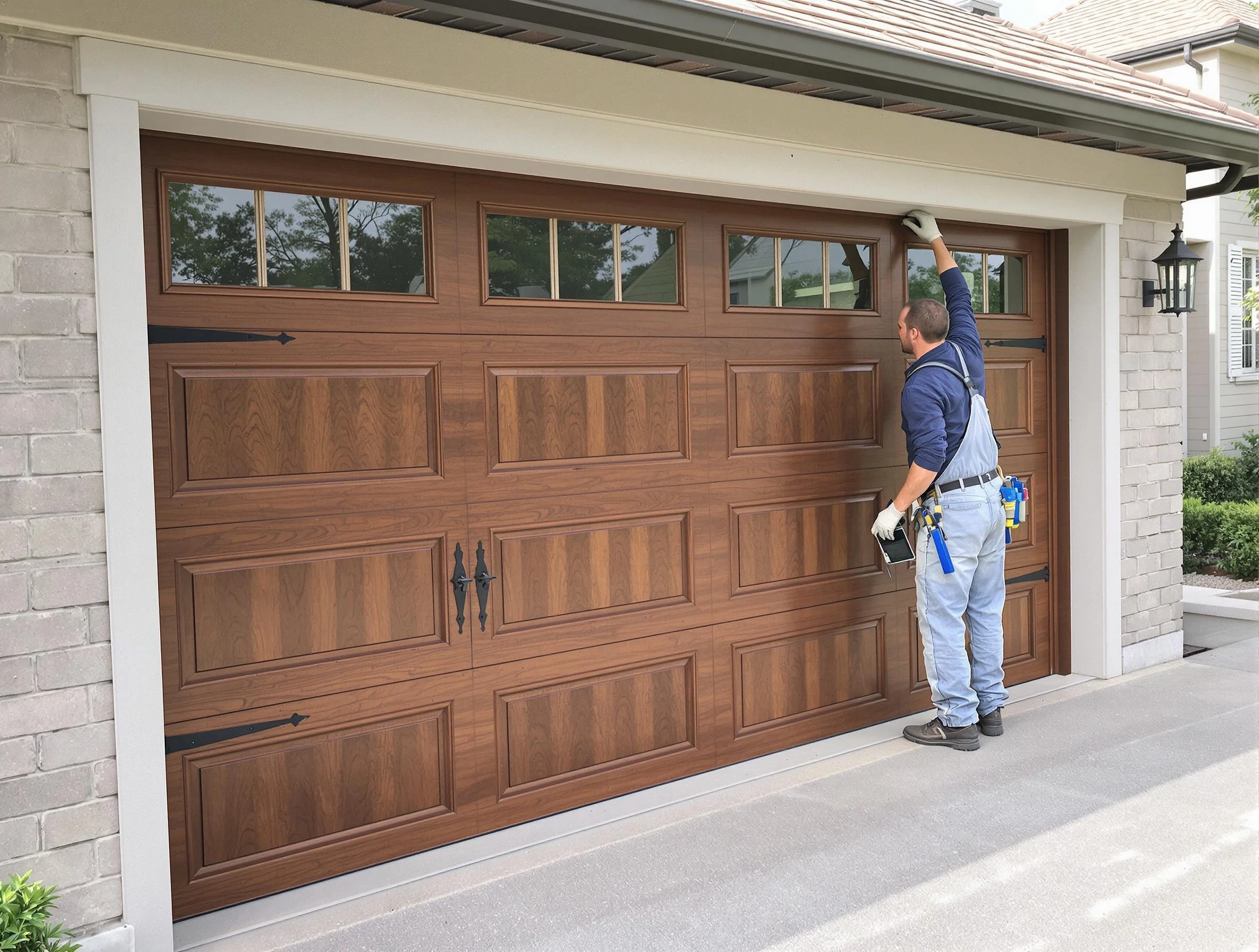 Custom garage door showcase by American Fork Garage Door Repair in American Fork