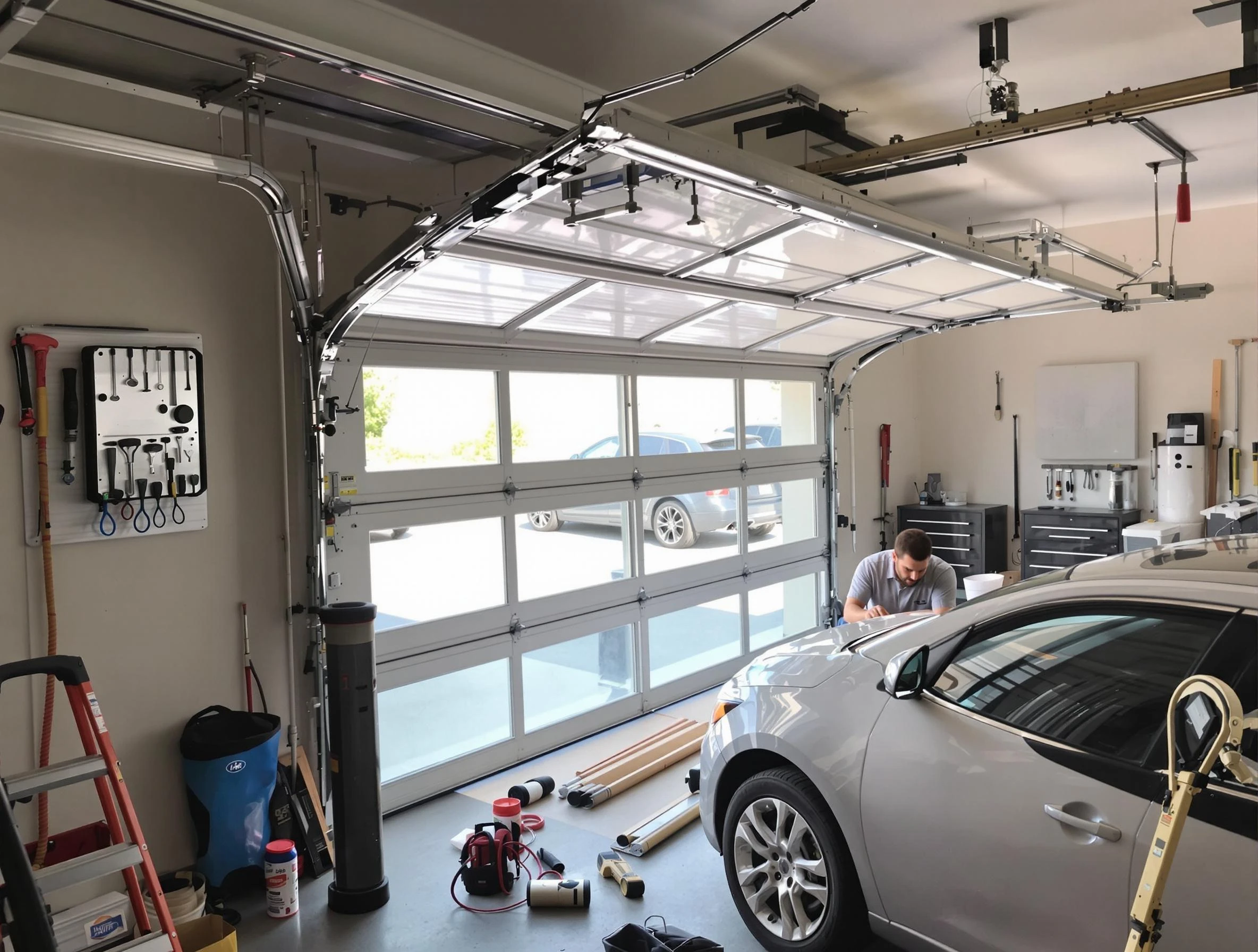 Garage door noise reduction service by American Fork Garage Door Repair in American Fork